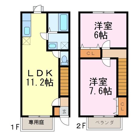 ハイミエールの物件間取画像